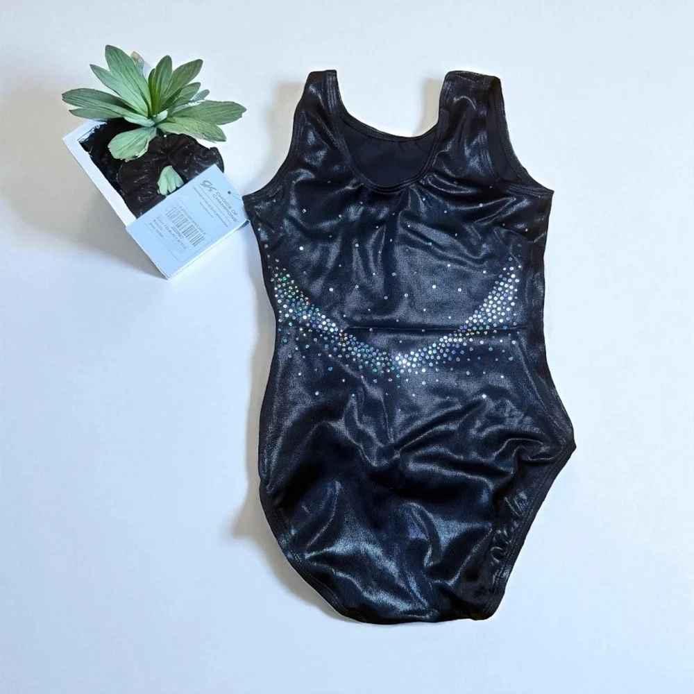 NWT CS GK Elite sportswear short sleeved leotard